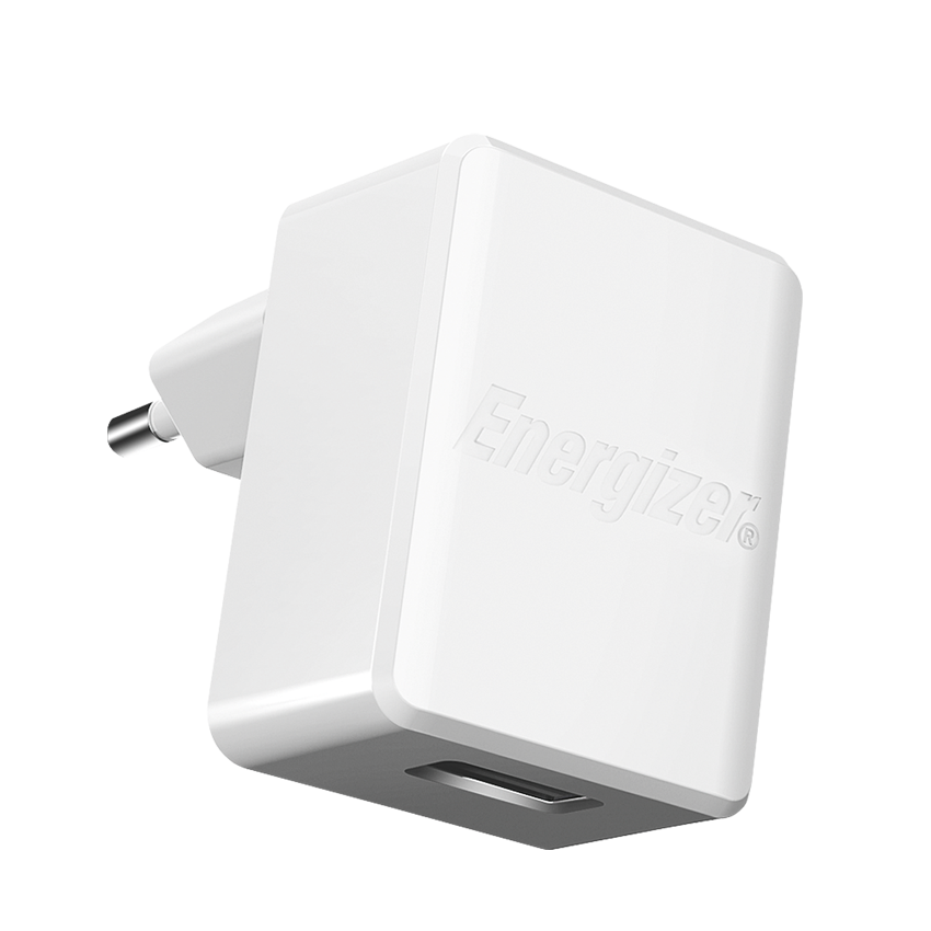 Energizer Ultimate Universal 12W Wall Charger with 2 USB Ports - White