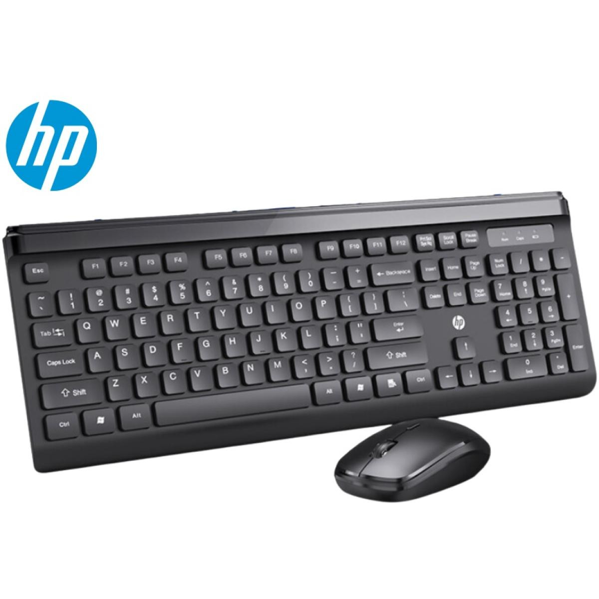 HP CS500 Kit Office Combo 2in1 Wireless (2.4GHz), Silent Slim Design Full-Size Keyboard & Up To 1600DPI Mouse