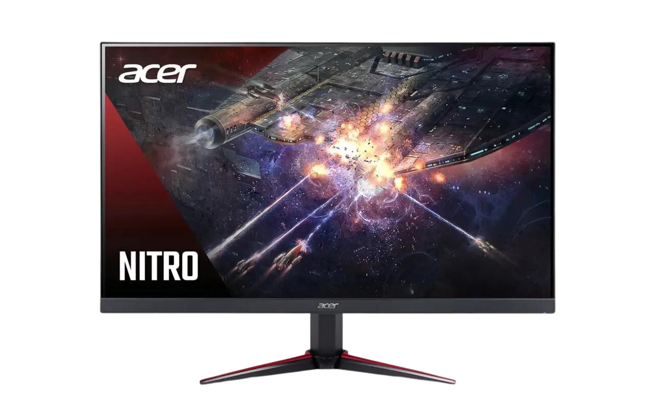 Acer Nitro VG240Y 23.8" 1920 x 1080 (FHD) IPS 180Hz 0.5ms HDMI 2.0 \ DP 1.2 Flat Gaming Monitor With HDR10, AMD Freesync Premuim With Built-In Speakers - Black