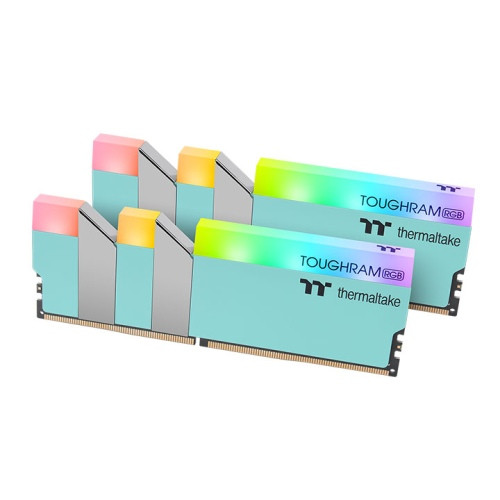 Thermaltake TOUGHRAM XG RGB 8GB x 2 DDR4 3600Mhz CL18 1.35V DIMM RAM kit - Turquoise