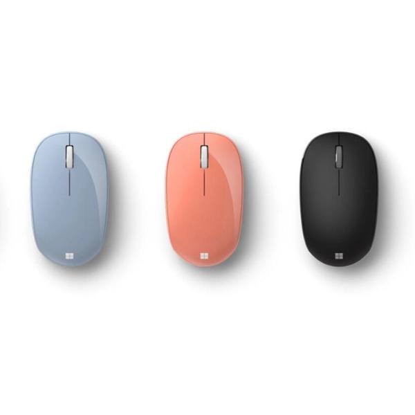 Microsoft 1929 Bluetooth Mouse Available in (Matte Black - Peach - Pastel Blue)