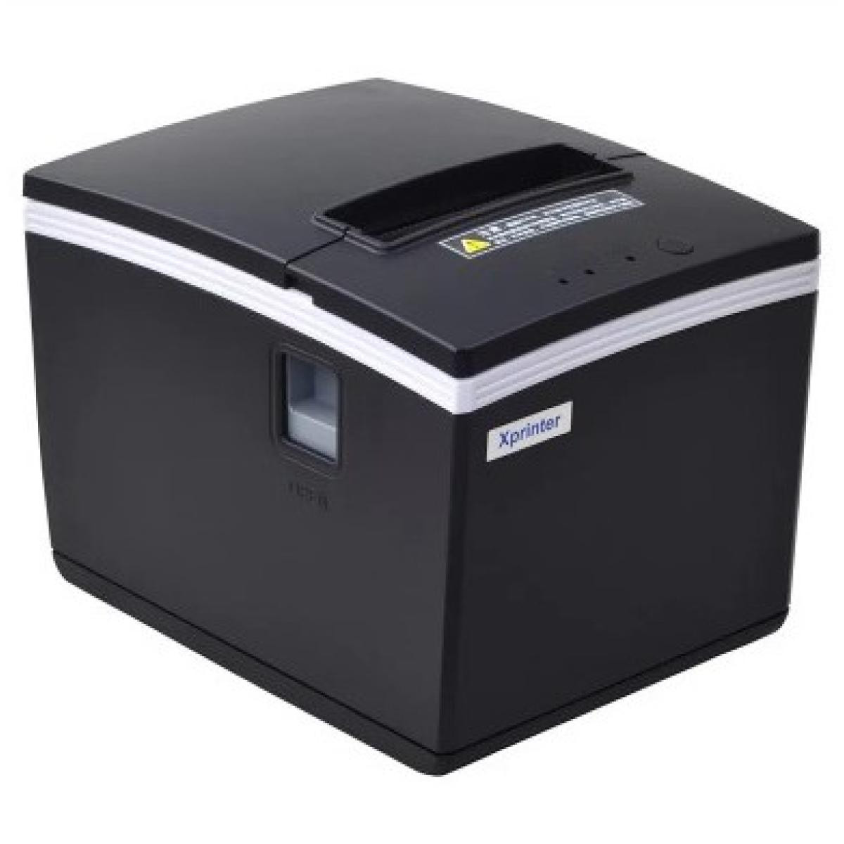Xprinter E200L USB+LAN Thermal receipt printer 230mm/s (Model:XP-E200L Paper Width: 80mm Print Speed: 230mm/s Power Input: 24V-2.5A Cash Drawer Output: 24V 1A Interface: USB+LAN Strong Systems Compati