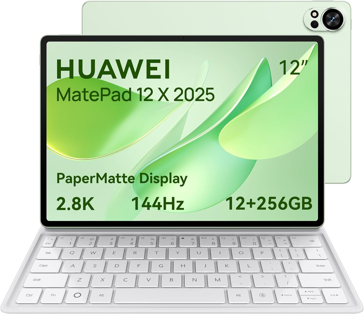 HUAWEI MatePad 12 X -( OPEN BOX ) 12" Papermatte Tablet, 2.8K FullView Display, Large battery, Super Charge, Wifi, 12GB+256GB, HUAWEI Glide Keyboard, Professional GoPaint APP, White
