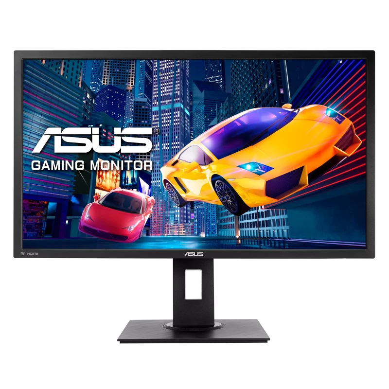 Asus VP28UQGL 28" 3840 x 2160 (4K) TN 60Hz 1ms HDMI 2.0 / DP 1.2 AMD FreeSync™ Flicker Free, Blue Light Filter, Ergonomic Design (Height Adjustment, Tilt Swivel & Pivot) - Black