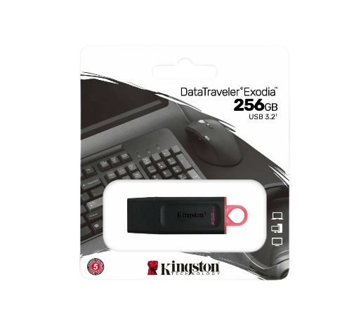 Kingston DataTraveler Exodia 256GB USB 3.2 Gen 1 Flash Drive