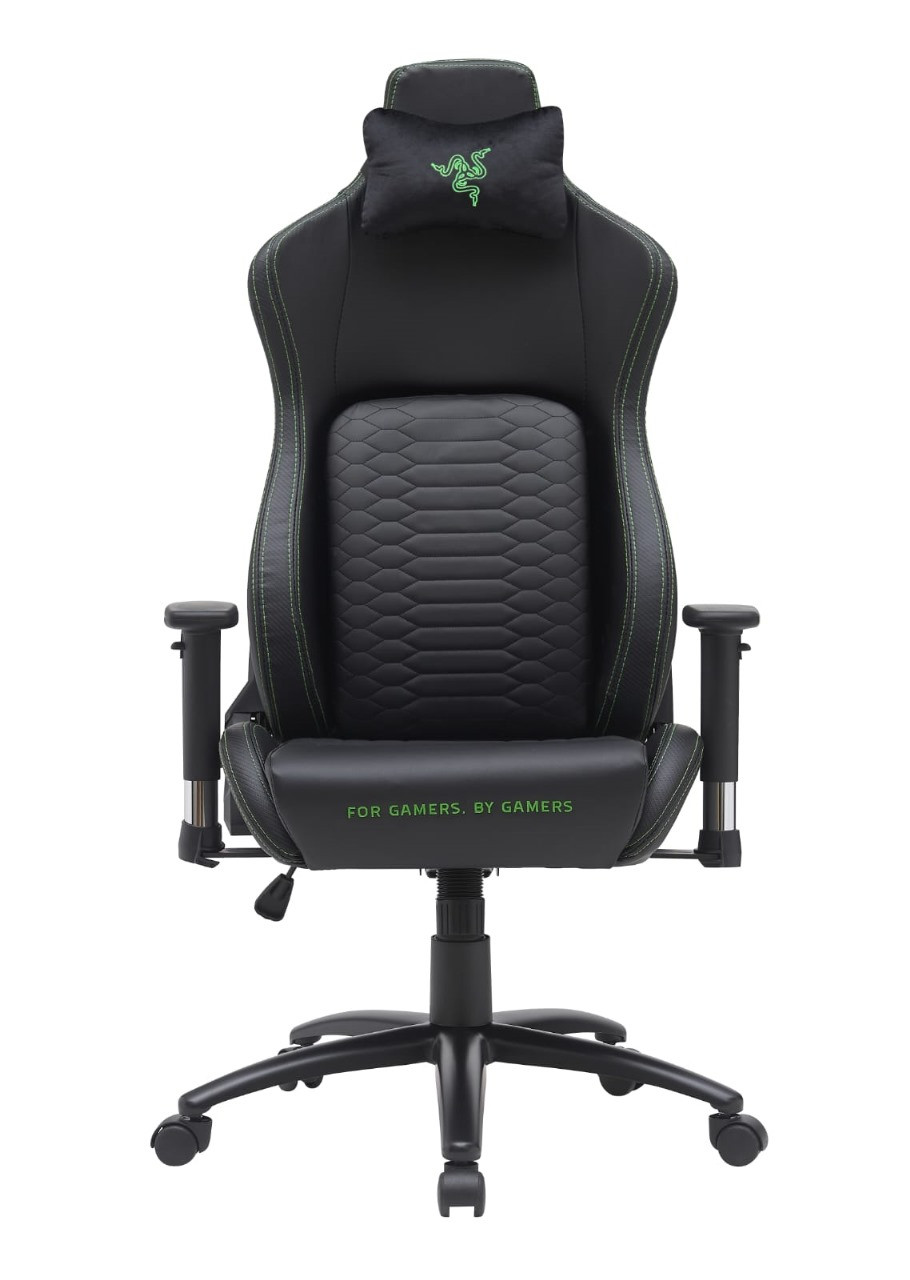 GAMING CHAIR RAXER (7001) "Material: PU material Armrest: 2D chrome armrest Mechanism: tilt mechanism Gaslift: 80mm painting gaslift, class 4 Base: 350mm painting metal base Caster: Normal castor"