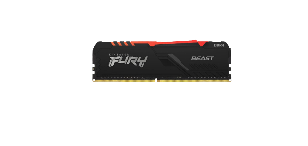 Kingston Fury Beast 16GB DDR4 3600Mhz CL18 1.35v XMP RGB DIMM RAM - KF436C18BBA/16
