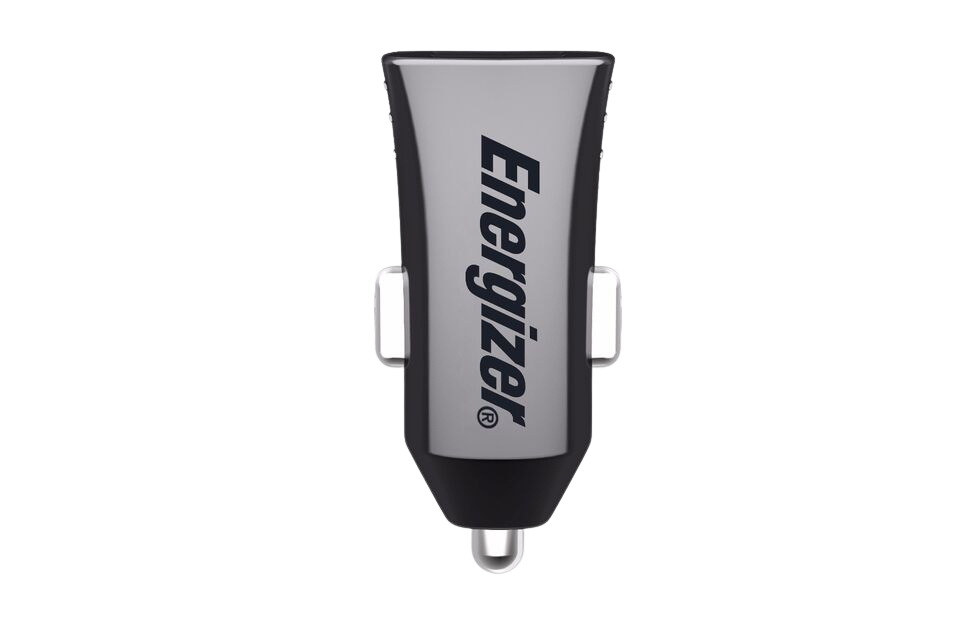 Energizer Hightech Universal 2.4A 2 Ports Car Charger - Black