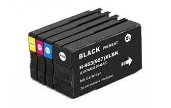 Compatible HP 957XL / 953XL Ink Cartridges (H-953(957)BK/H-953C/H-953M/H-953Y) (Each Cartridge)