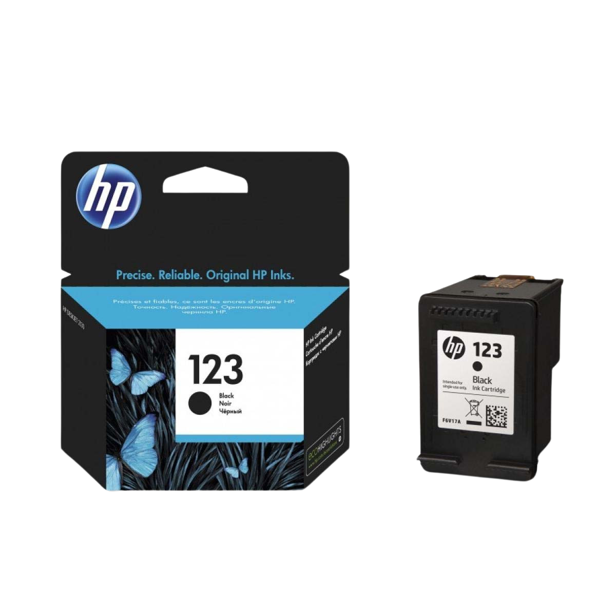 HP Ink 123 Black F6V17AE (Original)