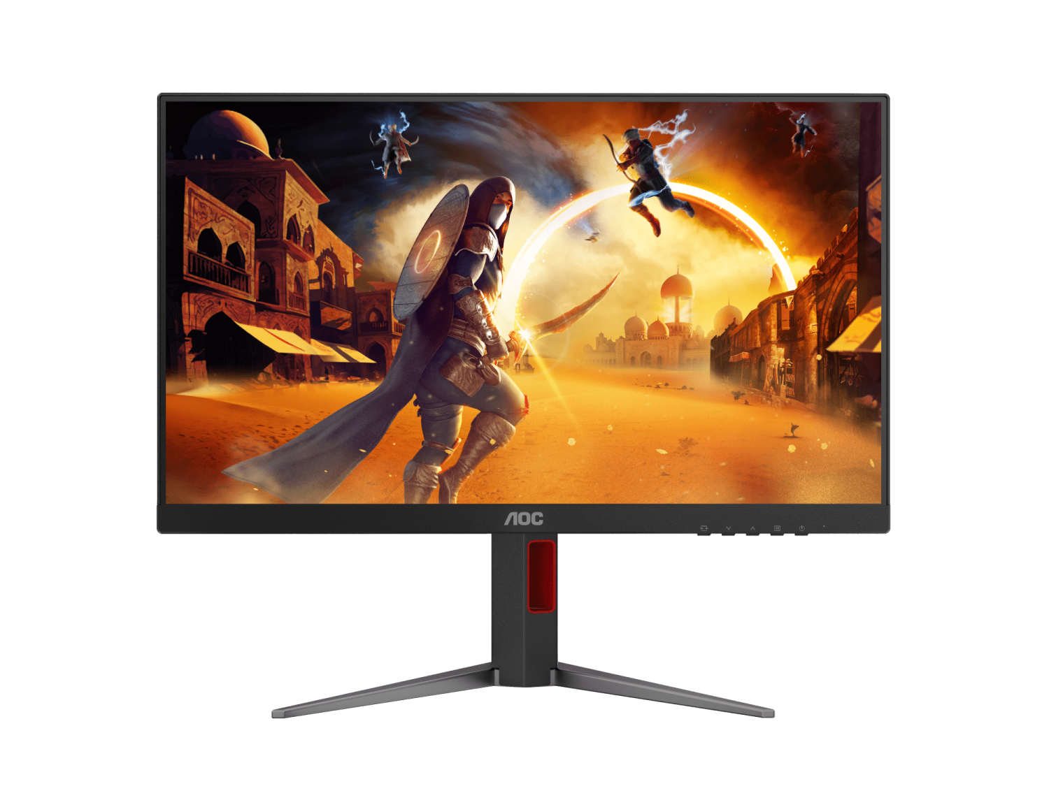 AOC 27G4H 27 inch Gaming Monitor ,  Full HD 1920x1080 , IPS Panel , 200Hz 0.3ms MPRT , 1 x HDMI 2.0 , 1 x Display Port , HDR , Height Adjustable (Adjustable STAND) , sRGB 120.3%