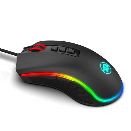 Redragon M711-2 COBRA Gaming Mouse with RGB Color Backlit,12.400 DPI Adjustable, Comfortable Grip, 7 Programmable Buttons