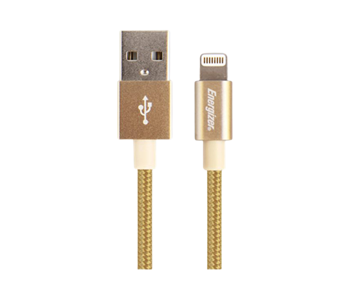 Energizer Hightech Resistant Metallic 1.2m Lightning Cable - Gold