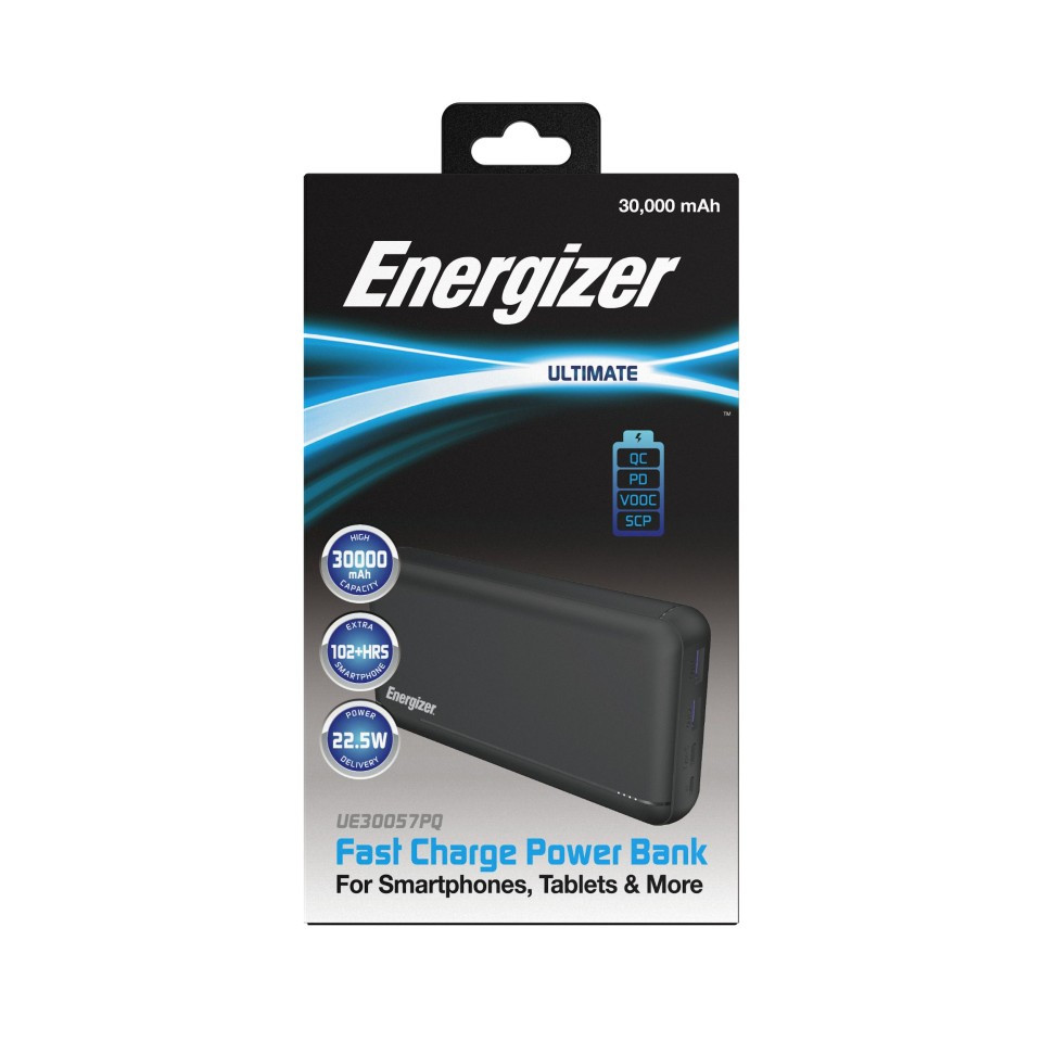 Energizer Ultimate UE30057PQ 30,000 mAh Power Bank