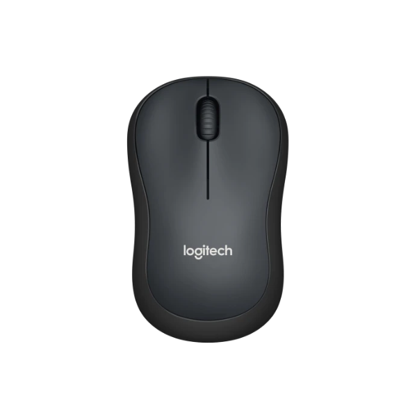 Logitech Silent M220 Wireless Mouse, Up to 18 Months Battery life with Auto Sleep, Ultra-quiet mouse with 90% reduced click sound, Comfortable mobile shape,  Up to 10m Range - Black