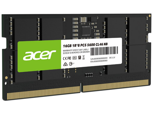Acer SD200 16GB DDR5 5600MHZ LAPTOP RAM BL.9BWWA.414