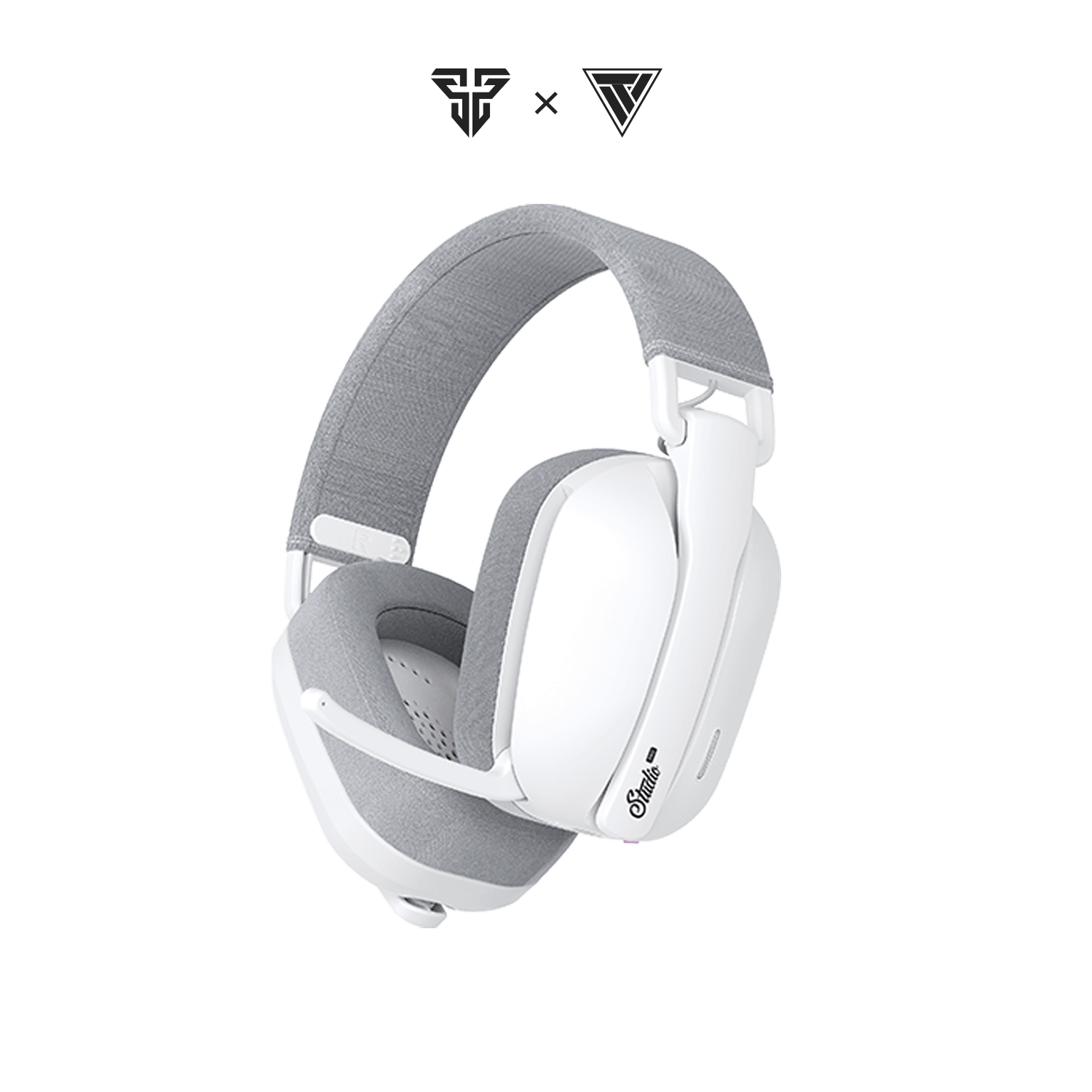 FANTECH STUDIO PRO WHG03 7.1 SURROUND SOUND BLUETOOTH & WIRELESS GAMING HEADSET - WHITE WITH USB DONGLE FOR PHONE USAGE