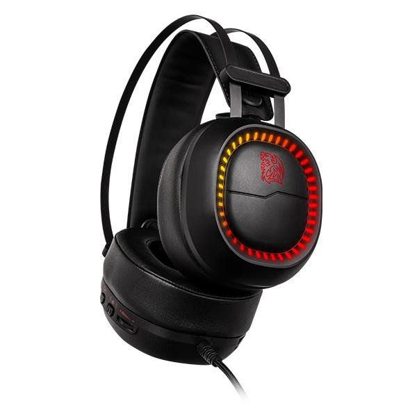 Thermaltake Tt eSports Shock Pro RGB Analog Stereo Gaming Headset for PC/PS4/Xbox/Nintendo Switch/iPhone/iPad/iPod/Android Mobile Devices HT-HSE-ANECBK-23