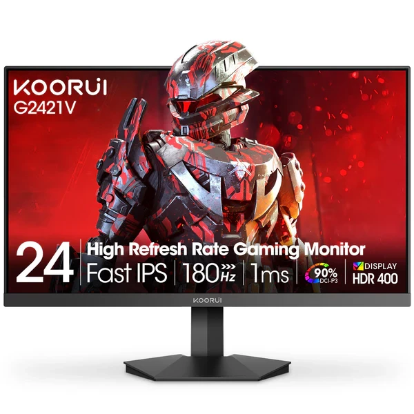 KOORUI G2421V , 23.8 inch , IPS , QHD (2560*1440)2K , 180Hz , Gaming Monitor