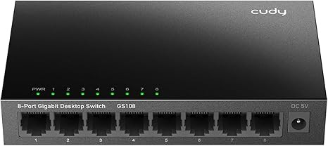 SWITCH Cudy GS108 8 Port Gigabit Unmanaged Ethernet Network Switch