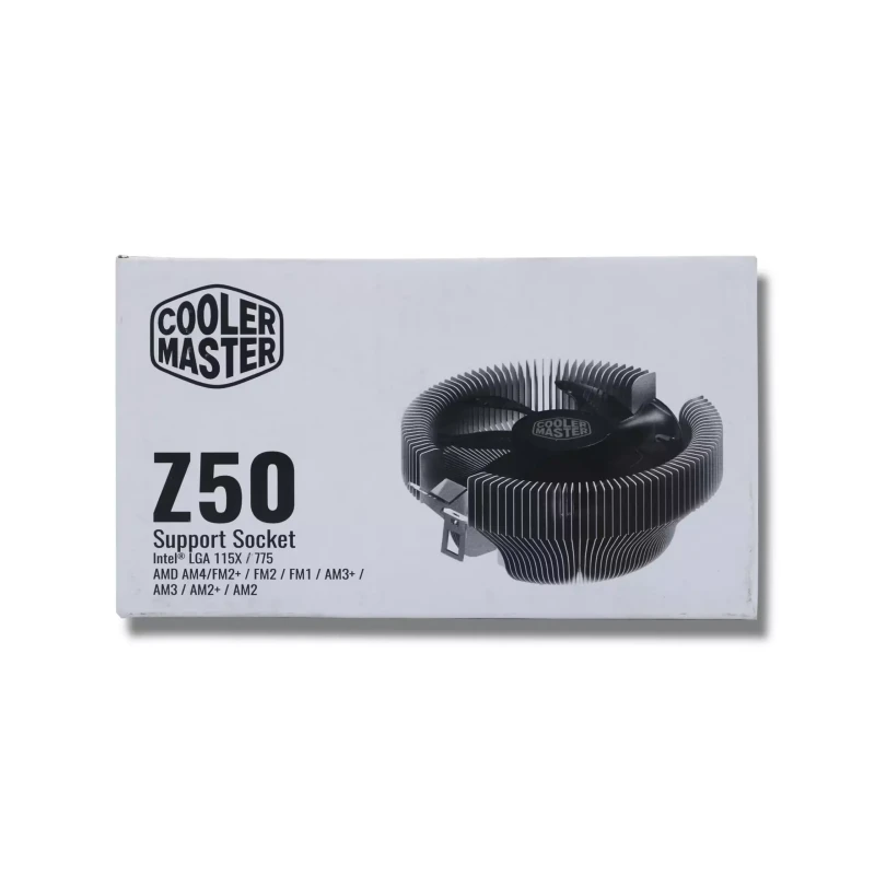 Cooler Master Z50 CPU Cooler, 65W TDP, up to 2200 RPM, Intel LGA (775, 115X, 1200) & AMD (AM4) Compatible