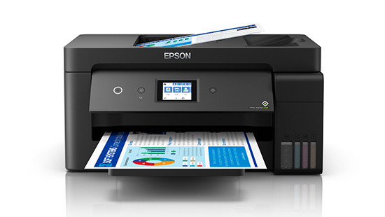 Epson EcoTank L14150 A3+ Wi-Fi Duplex Wide-Format All-in-One Ink Tank Printer (ACHIEVE LEGAL-SIZE FLATBED SCANNING WITH LOW PRINTING COSTS Epson EcoTank L14150 gives you great variety when it comes to