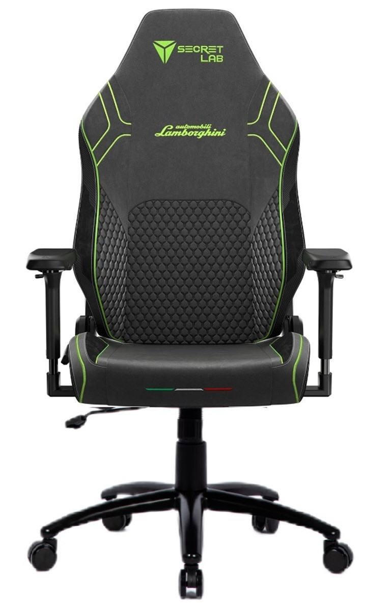 GAMING CHAIR Lamborghini ( 7002 ) "Material: PU material Armrest: 2D chrome armrest Mechanism: tilt mechanism Gaslift: 80mmclass 4 Base: 350mm painting metal base Caster: Normal castor"