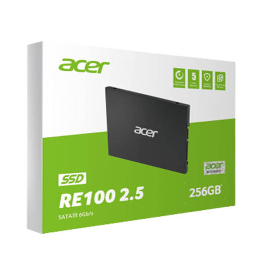 Acer RE100 256TB SATA 2.5 inch Internal SSD-557MB/s R, 515MB/s W Speed BL.9BWWA.107