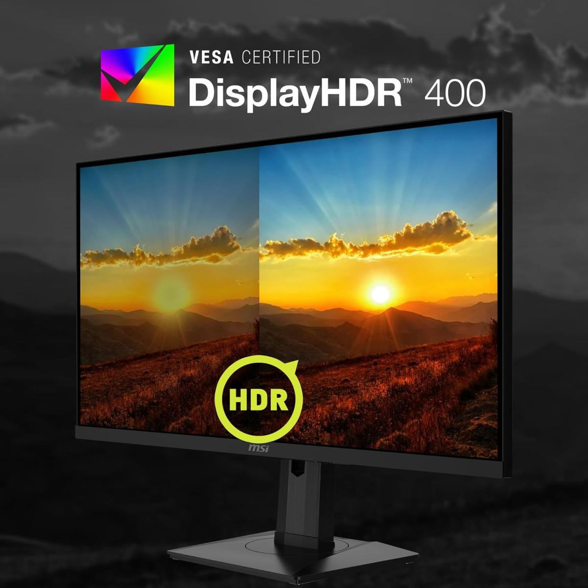 Msi 4k Monitor 144hz Hdr MSI Gaming Monitor MAG274UPF Flat, 27