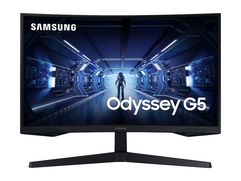 Samsung Odyssey G5 C27G55TQWN 27" 2560 x 1440 (QHD 2K) VA 144Hz 1ms FreeSync™ Premium With HDR Curved Monitor