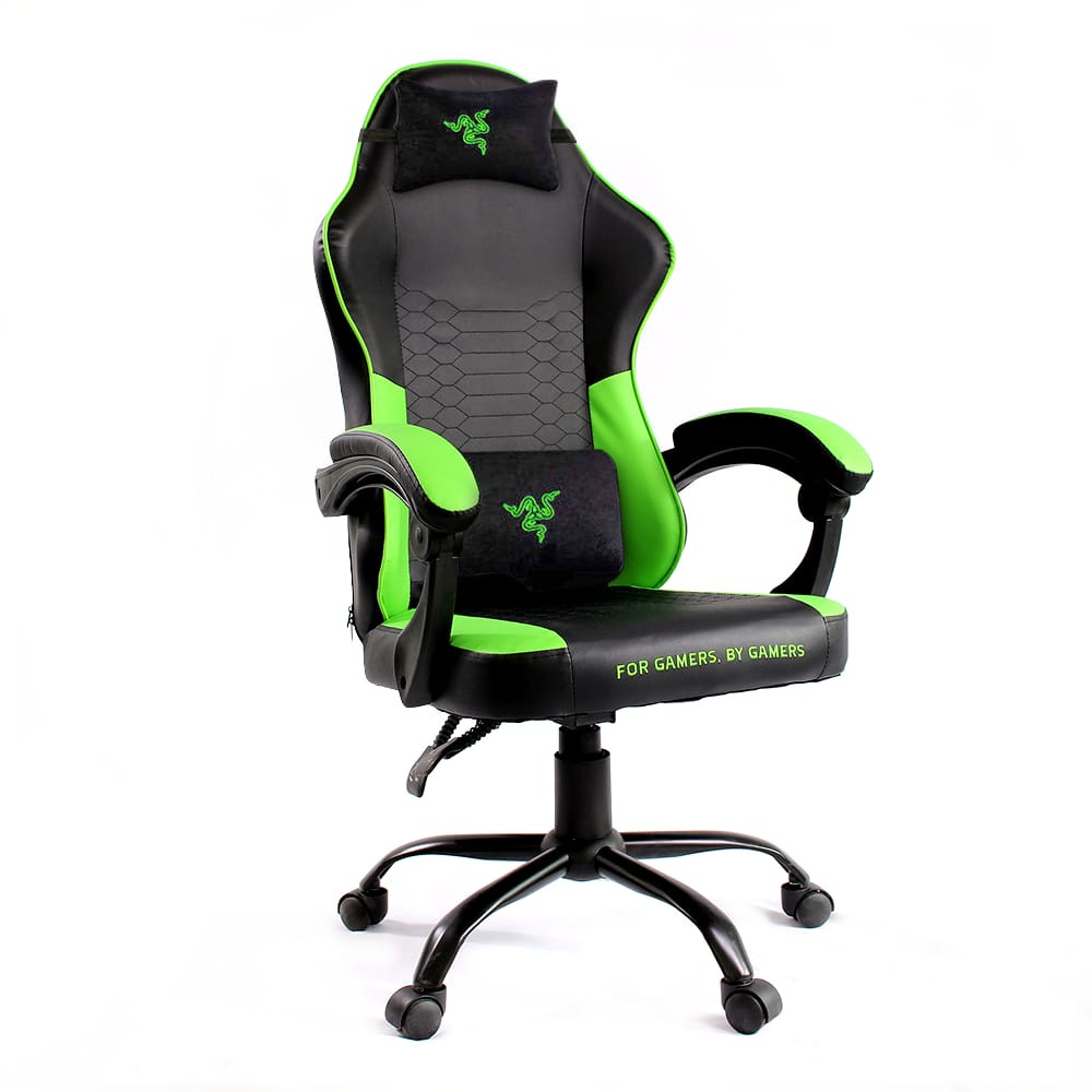 GAMING CHAIR RAZER ( 7022 ) "Material: full PVC Armrest: Reclining armrest Mechanism: Reclining mechanism Gaslift: 80mm painting gaslift,class4 Base: 320mm painting metal base  Caster: Normal castor"