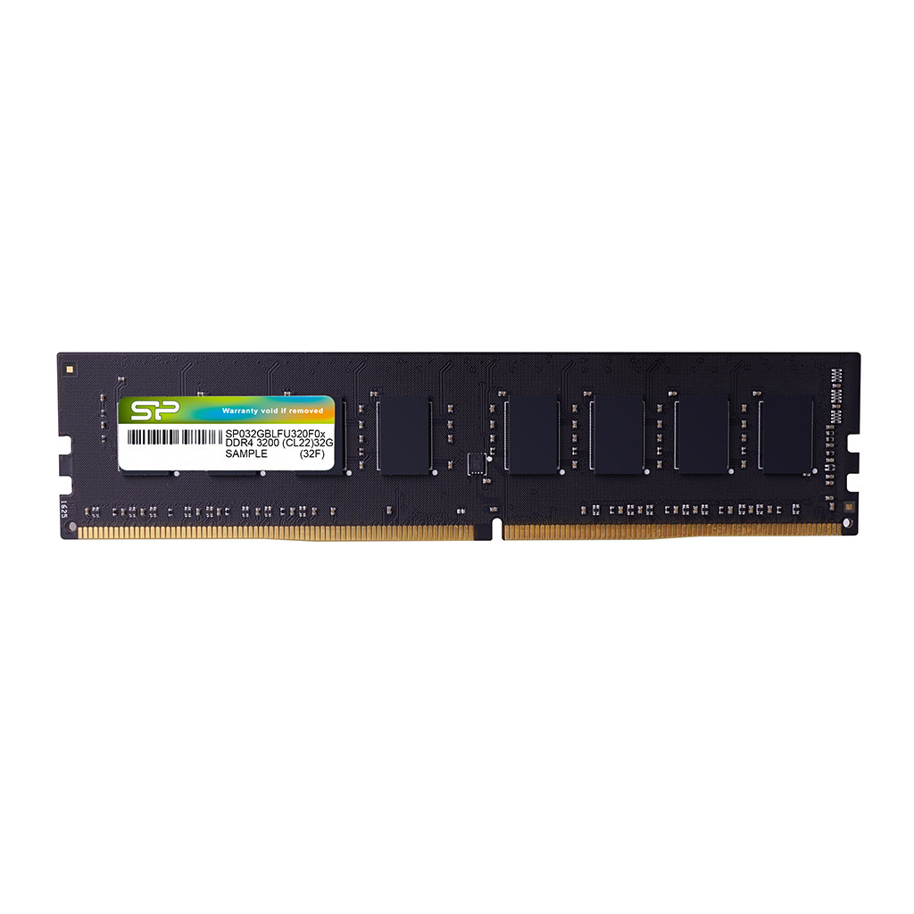 Silicon Power 4GB DDR4 1.2v 2666Mhz CL19 UDIMM RAM Memory Module for Desktops, Black
